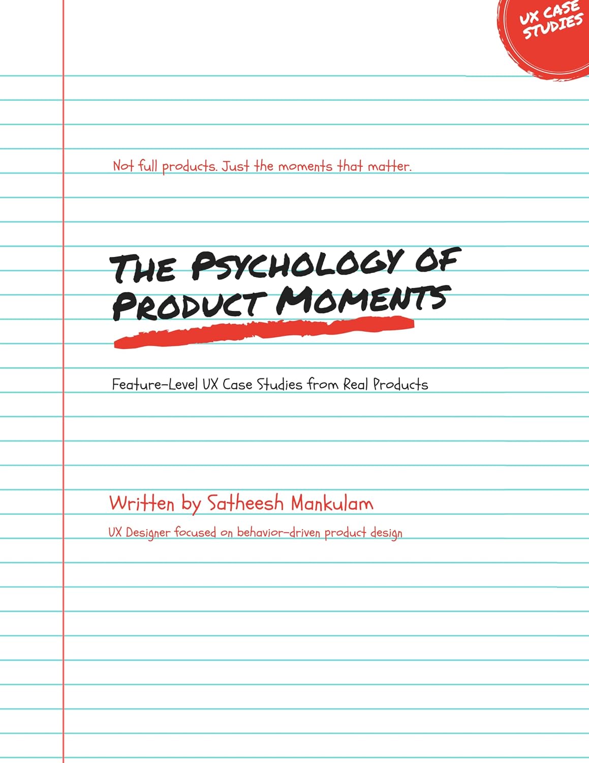 The Psychology of Product Moments — book cover
