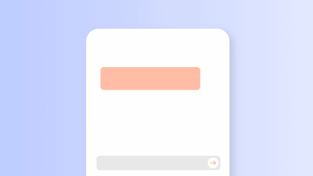 Support chat where the reply never resolves the problem