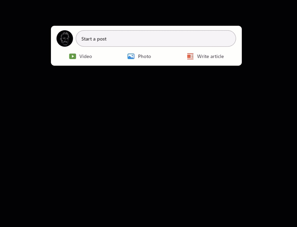 LinkedIn solution — merged Post + Schedule button with caret and clock icon showing View Scheduled Posts tooltip