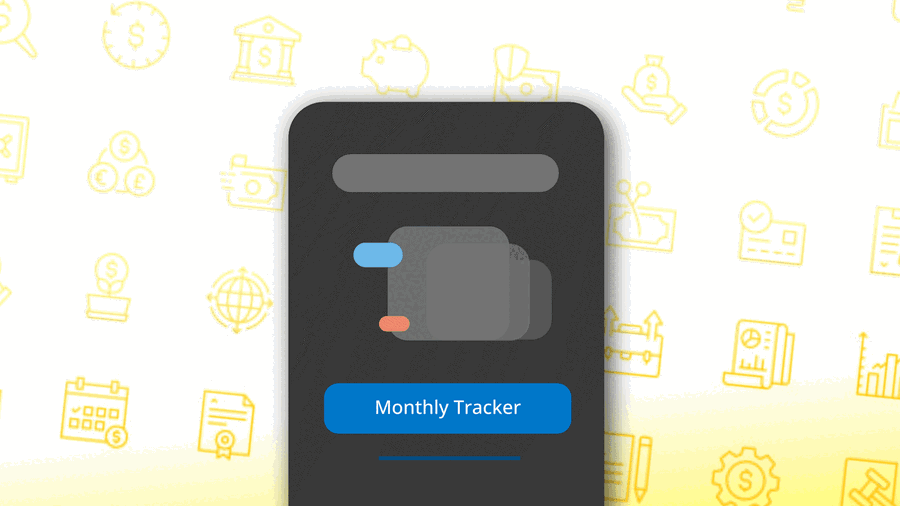Budgeting app hiding the monthly tracker behind a Subscribe button
