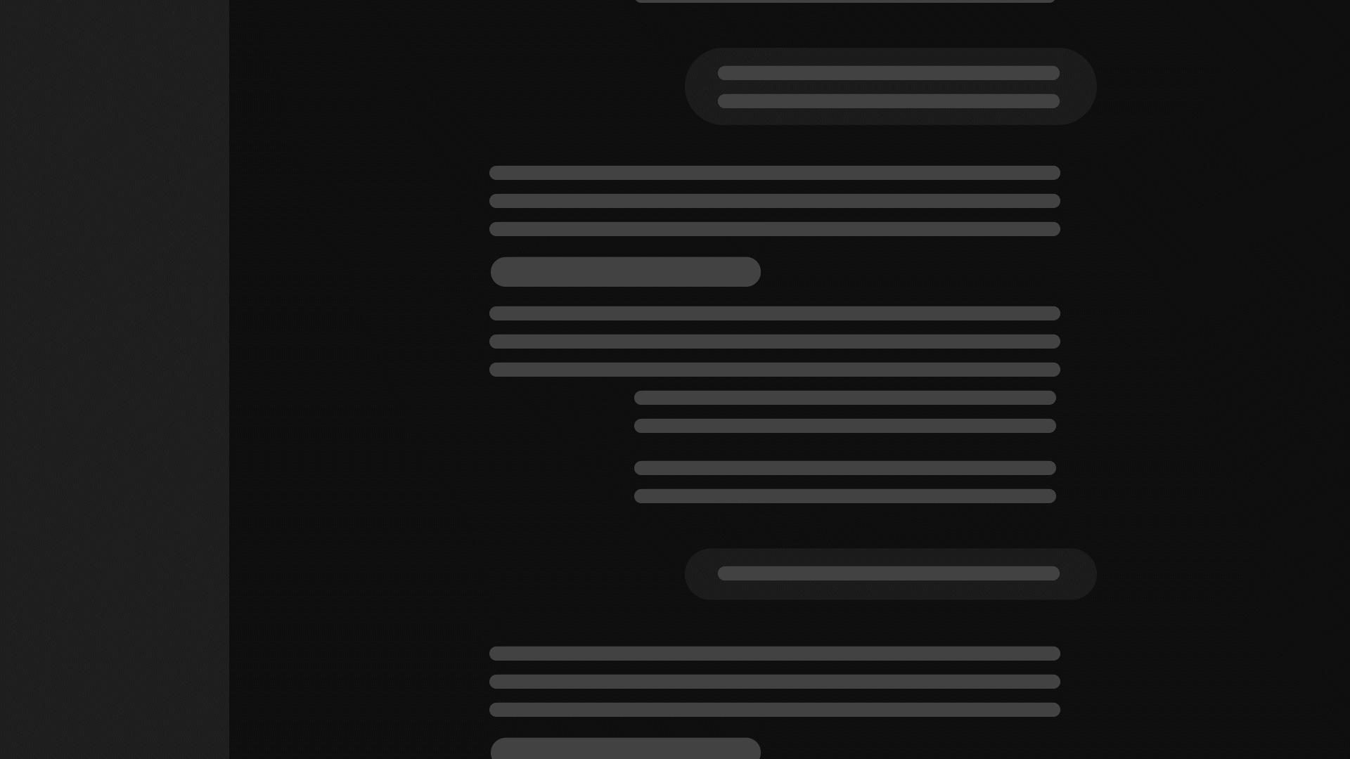 AI conversation interface — temporal awareness design concept