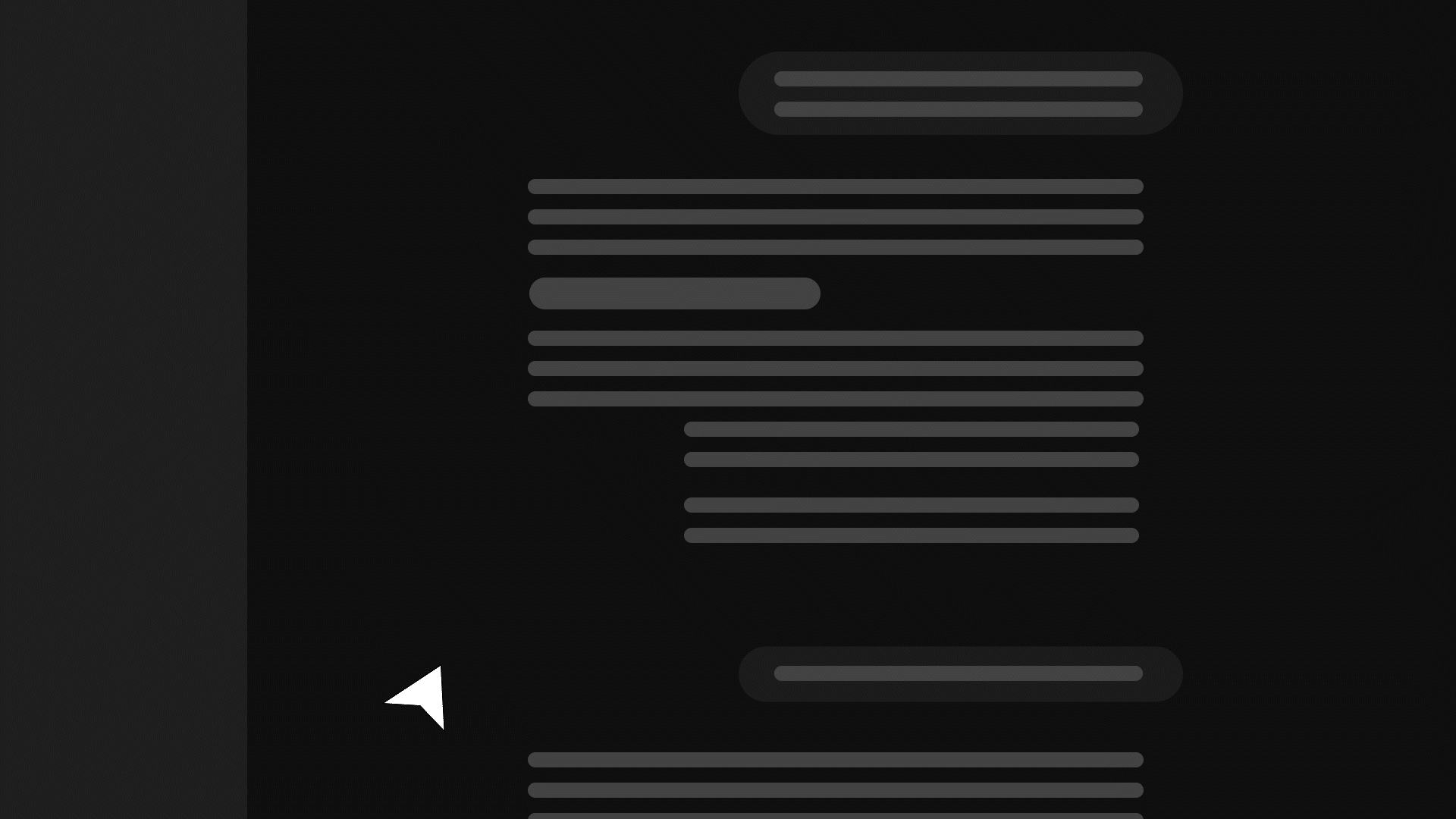 Long AI conversation with no date markers
