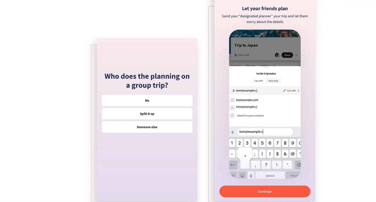 Who does the planning on a group trip? + Let your friends plan — invite tripmates